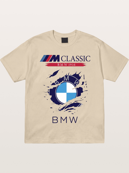 BMW M Colors Tear Effect Gildan T-shirt