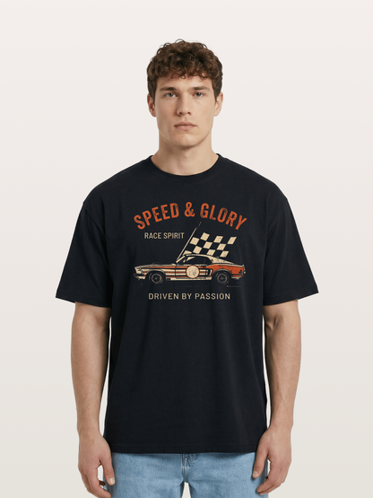 Race Spirit Cotton T-shirt