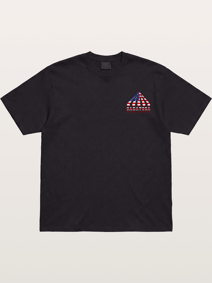 Saratoga Star Spangled Tent Top Cotton T-shirt