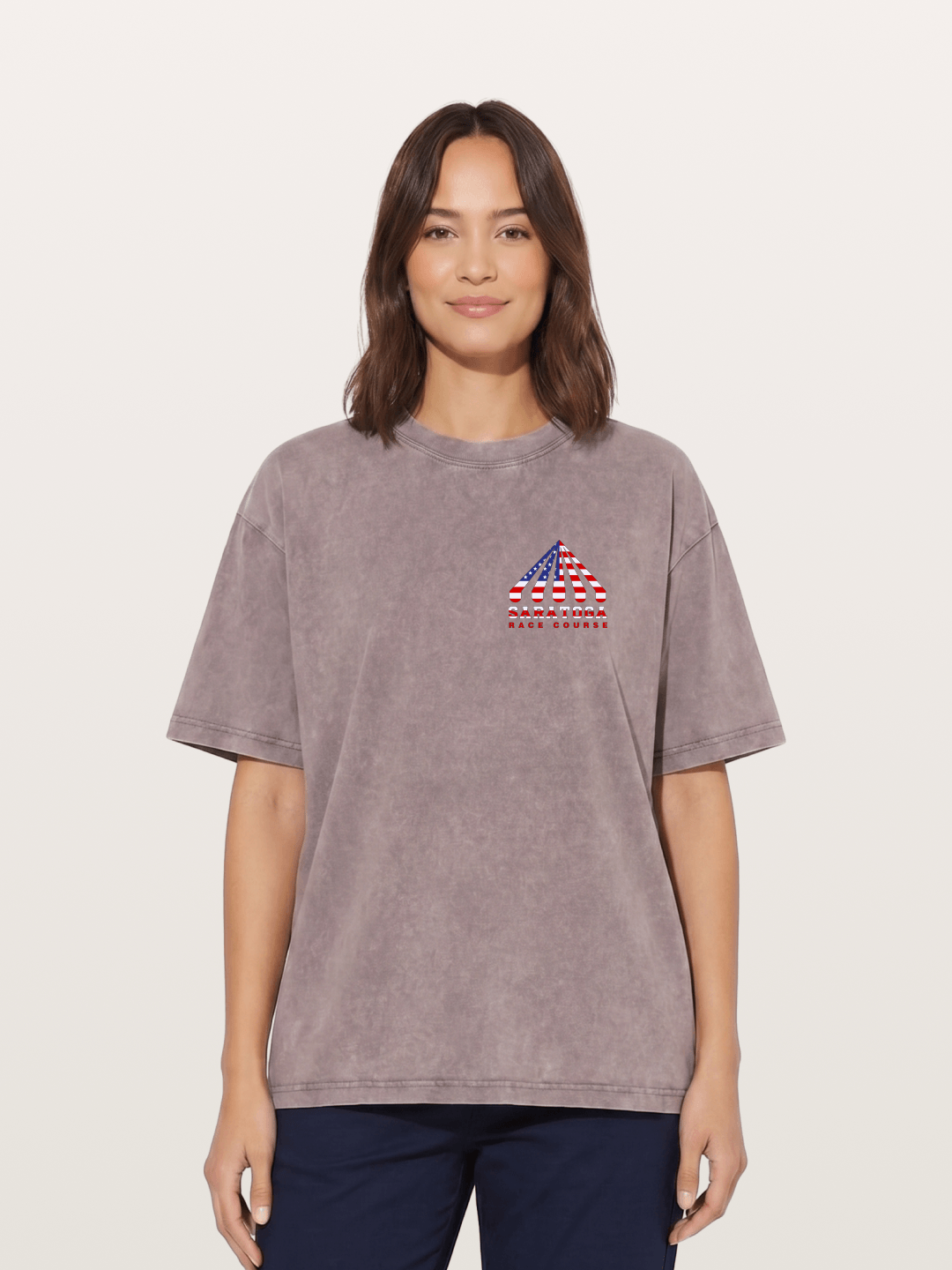 Saratoga Star Spangled Tent Top Washed T-shirt