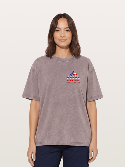Saratoga Star Spangled Tent Top Washed T-shirt