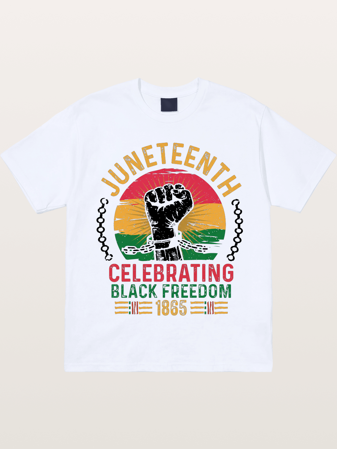 Juneteenth Black Freedom Fist Gildan T-shirt