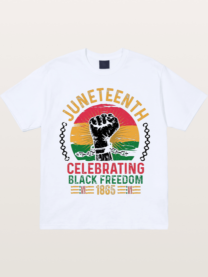 Juneteenth Black Freedom Fist Gildan T-shirt
