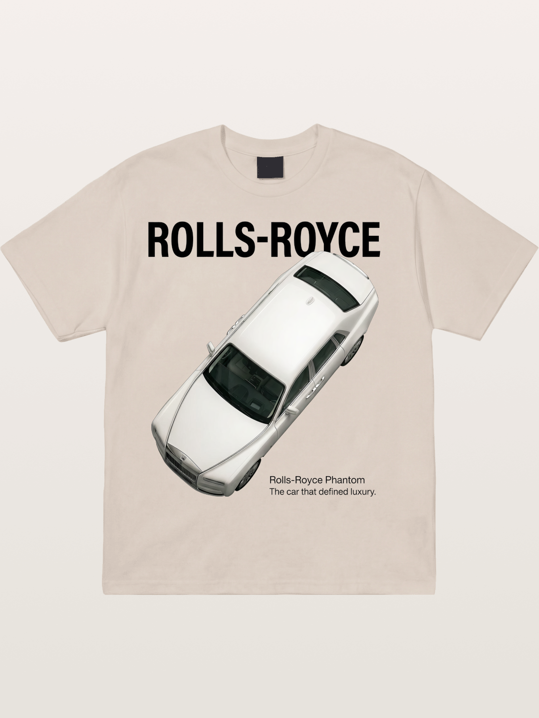 Rolls Royce Phantom Print Cotton T-shirt