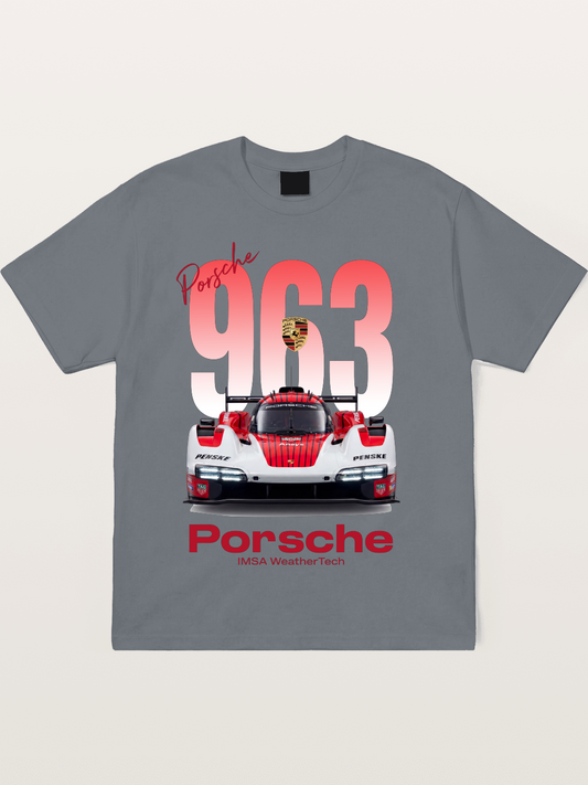 Porsche 963 IMSA WeatherTech Race Car Cotton T-shirt