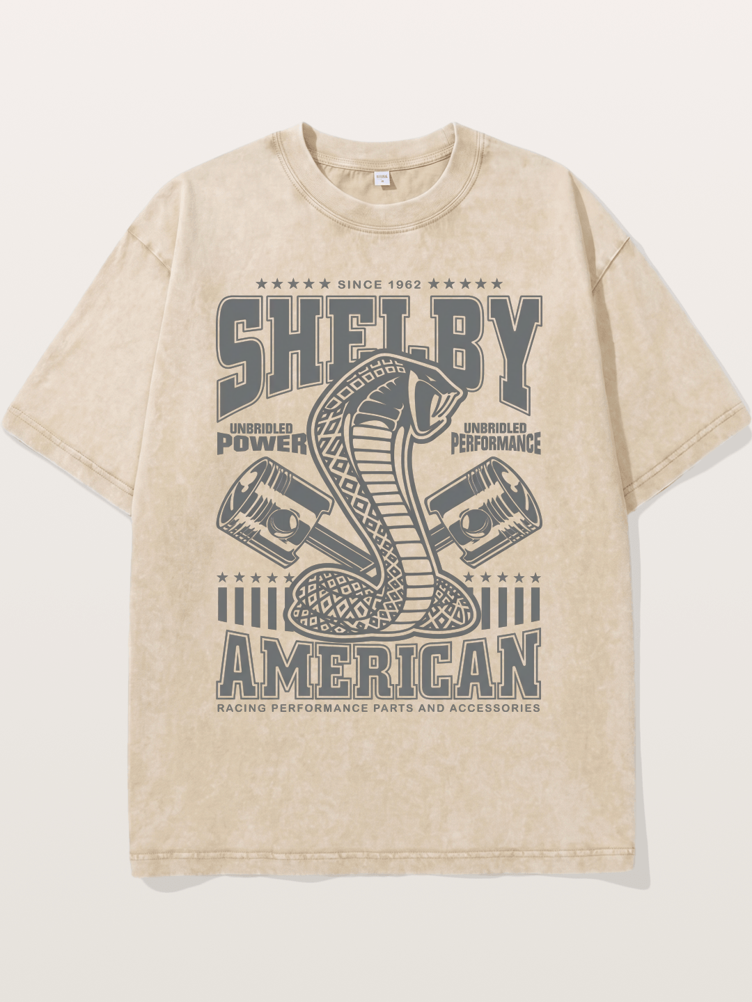 Shelby American Cobra Print Washed T-shirt