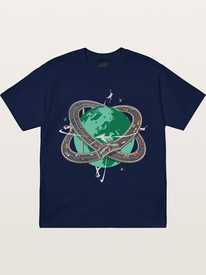 Earth Ring Road Racing Gildan T-shirt