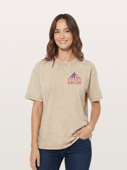 Saratoga Star Spangled Tent Top Washed T-shirt