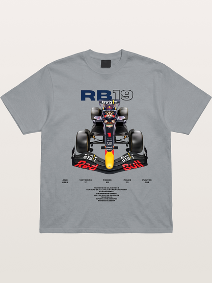 Cat Driving Red Bull F1 Gildan T-shirt