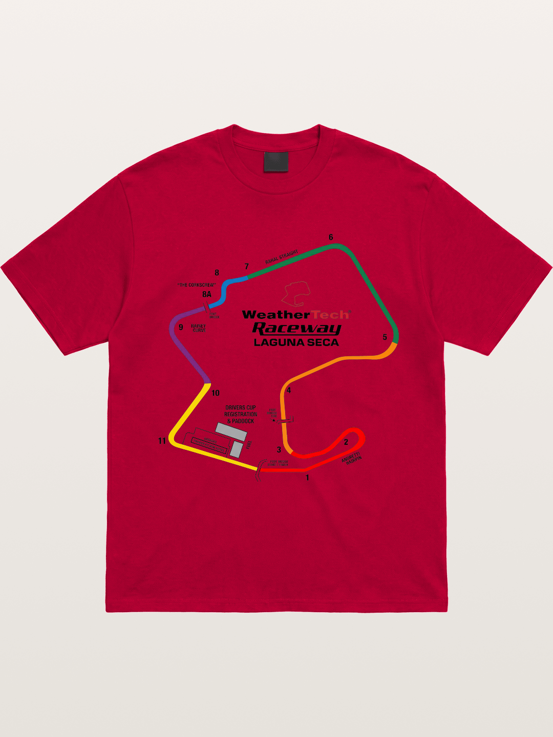 Corkscrew Track Gildan T-shirt
