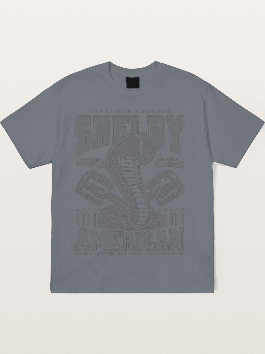 Shelby American Cobra Print Cotton T-shirt