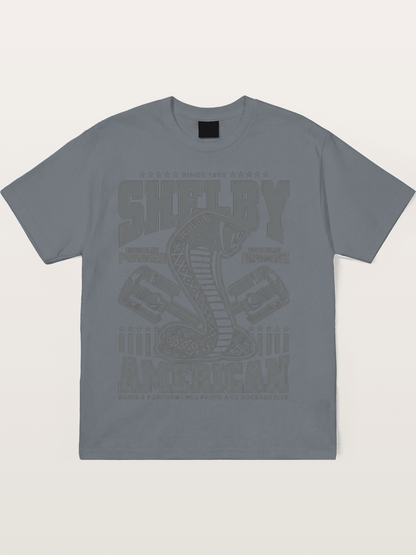 Shelby American Cobra Print Cotton T-shirt