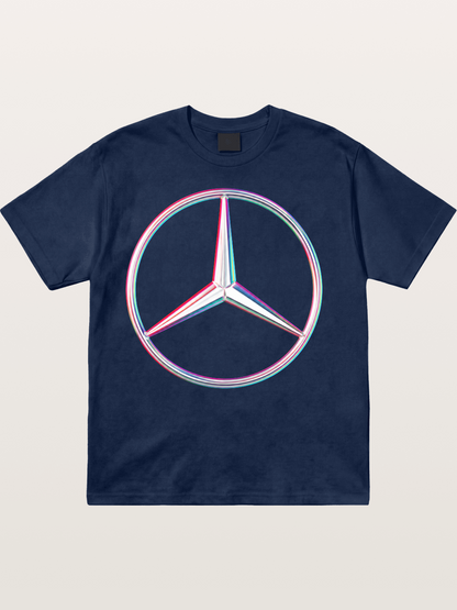 Mercedes Holographic Logo Cotton T-shirt