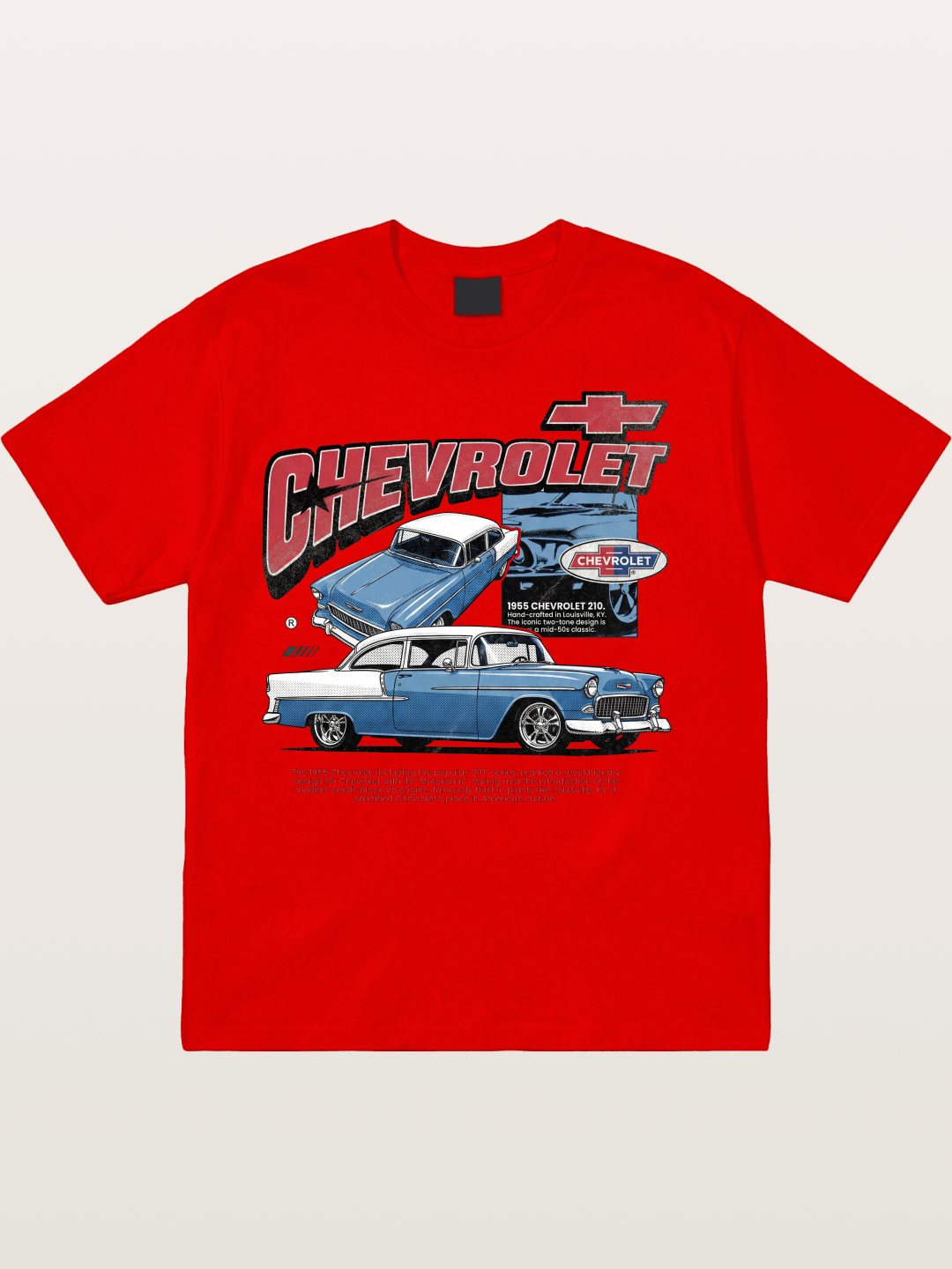 1955 Chevy 210 Custom Art Print Cotton T-shirt