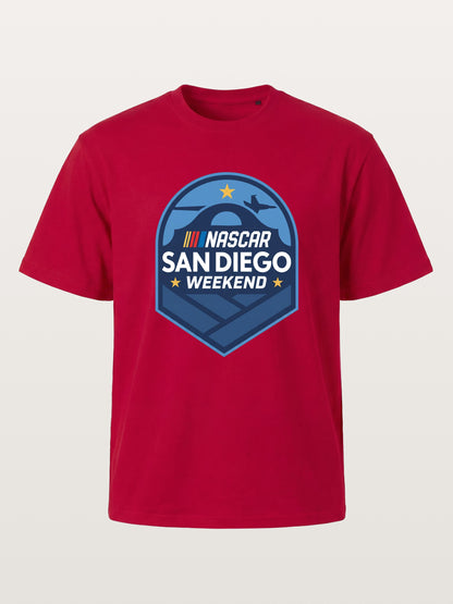 NASCAR San Diego Shield Emblem Gildan T-shirt