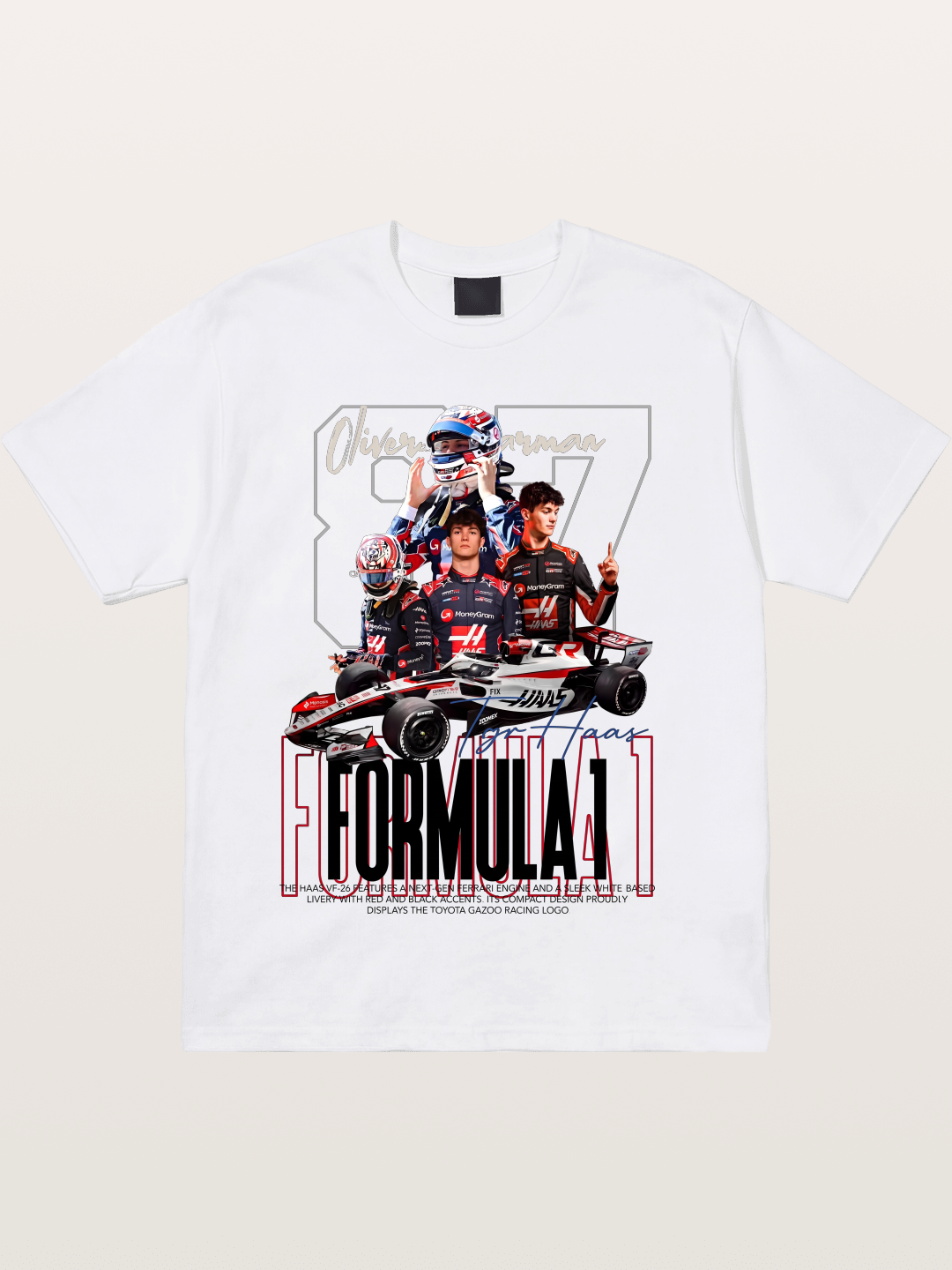 Haas F1 Bearman Cotton T-shirt