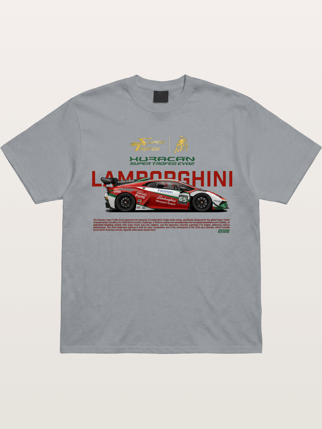Lamborghini Huracan EVO2 Race Livery Gildan T-shirt