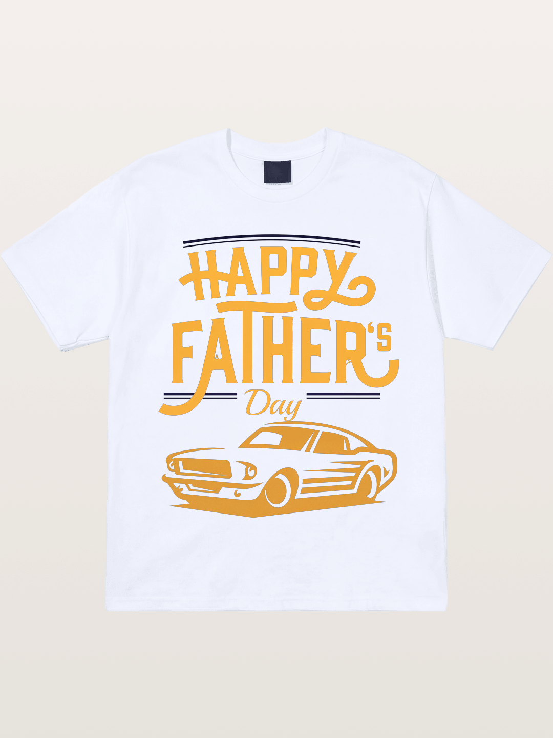 Father's Day Muscle Car Art Gildan T-shirt