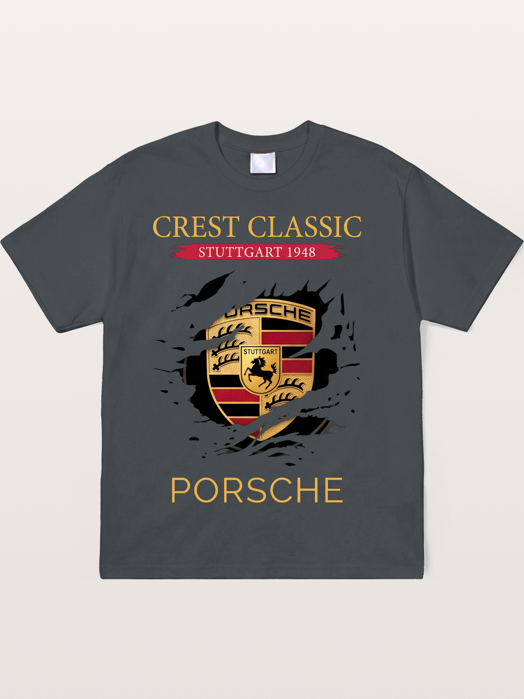 Porsche Stuttgart Tear Logo Soft-Stay T-shirt