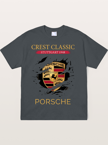 Porsche Stuttgart Tear Logo Soft-Stay T-shirt