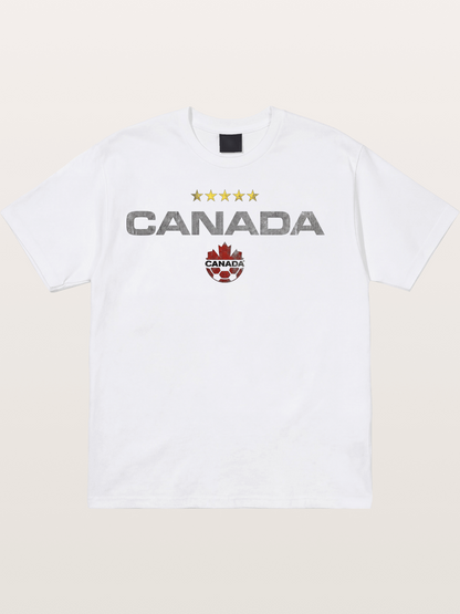 Canada Soccer Team Crest Cotton T-shirt