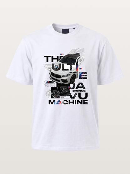 BMW M8 Tech Collage Poster Cotton T-shirt
