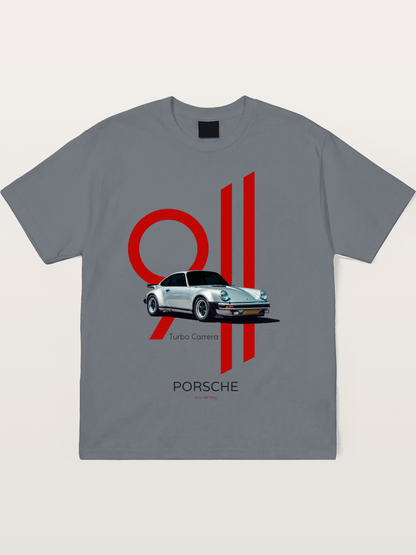 911 Turbo Carrera Minimal Art Cotton T-shirt