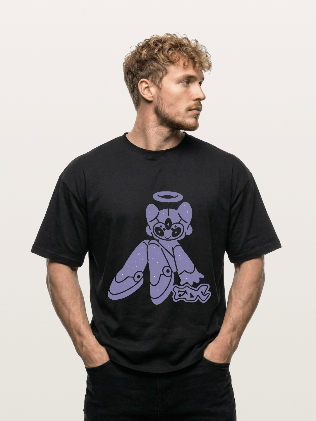 Angel Bear EDC Festival Art Gildan T-shirt