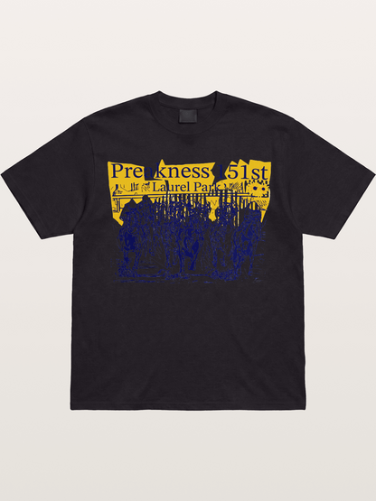 Preakness 151 Sketch Racing Art Gildan T-shirt