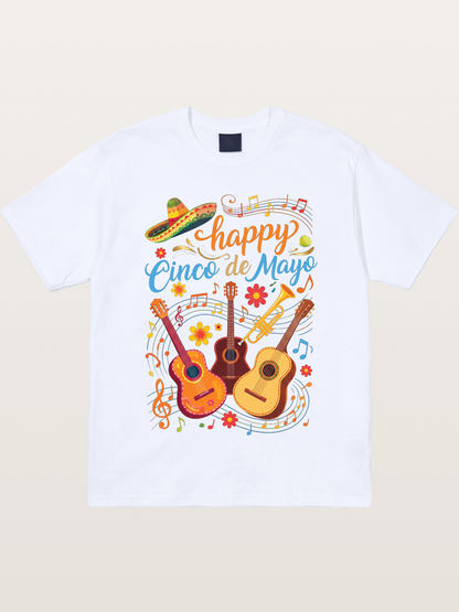 Mexican Guitar Trumpet Notes Gildan T-shirt