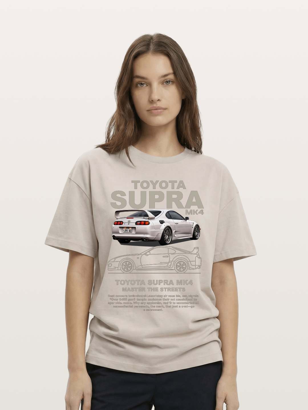 Supra MK4 Line Art & Full View Cotton T-shirt