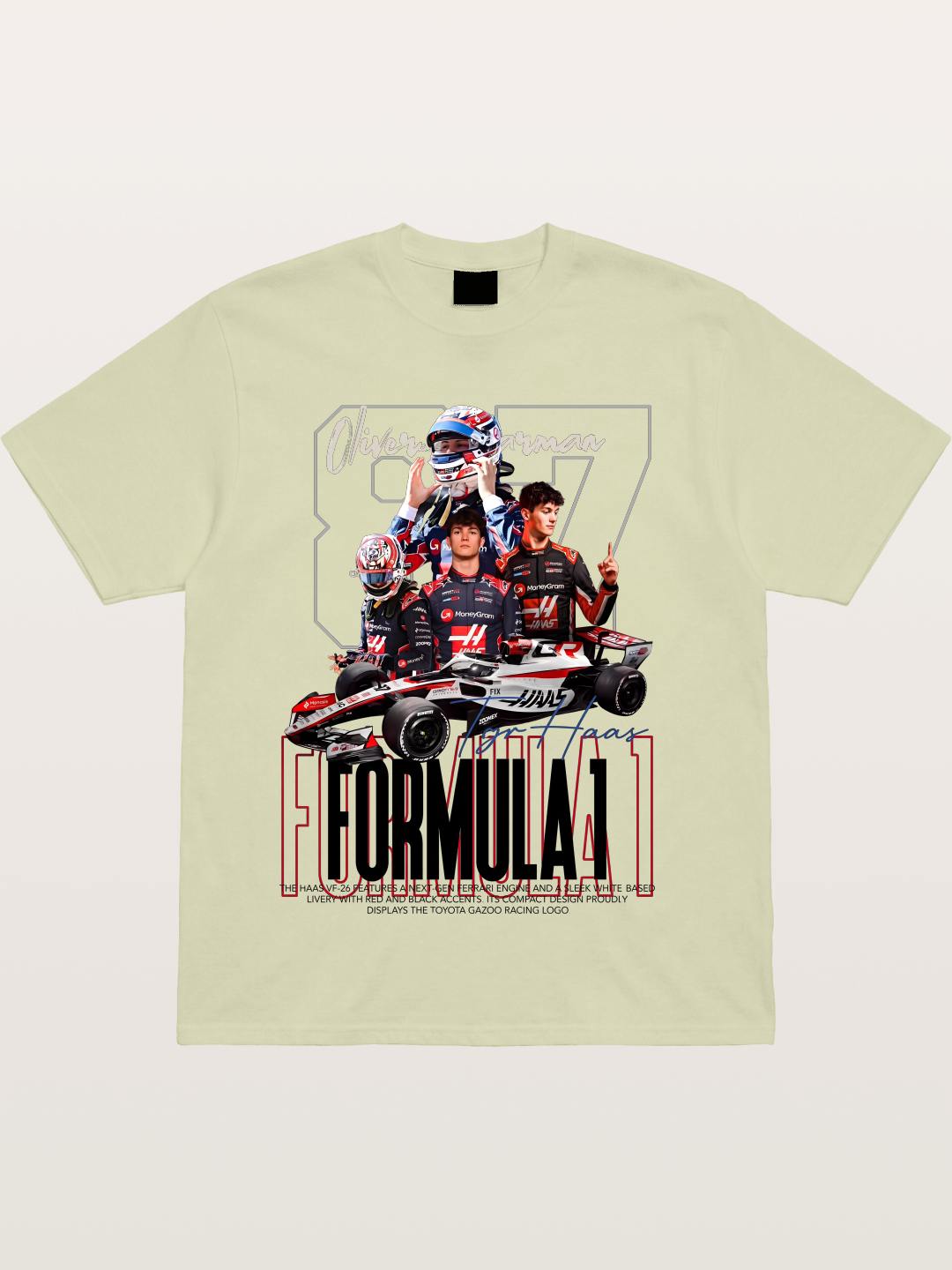Haas F1 Bearman Cotton T-shirt