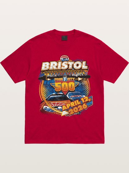 2026 Bristol Food City 500 Print Gildan T-shirt