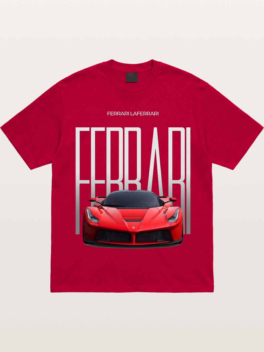 Red Ferrari LaFerrari Hypercar Gildan T-shirt