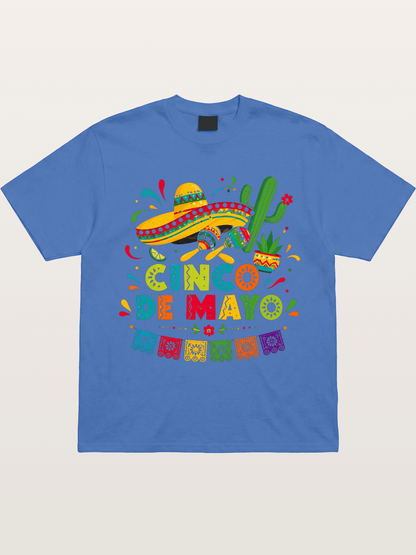 Cinco De Mayo Fiesta Art Gildan T-shirt
