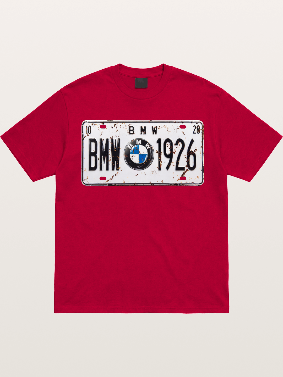 Vintage BMW License Plate Decor Gildan T-shirt
