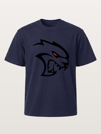 Hellcat Devil Face Silhouette Gildan T-shirt