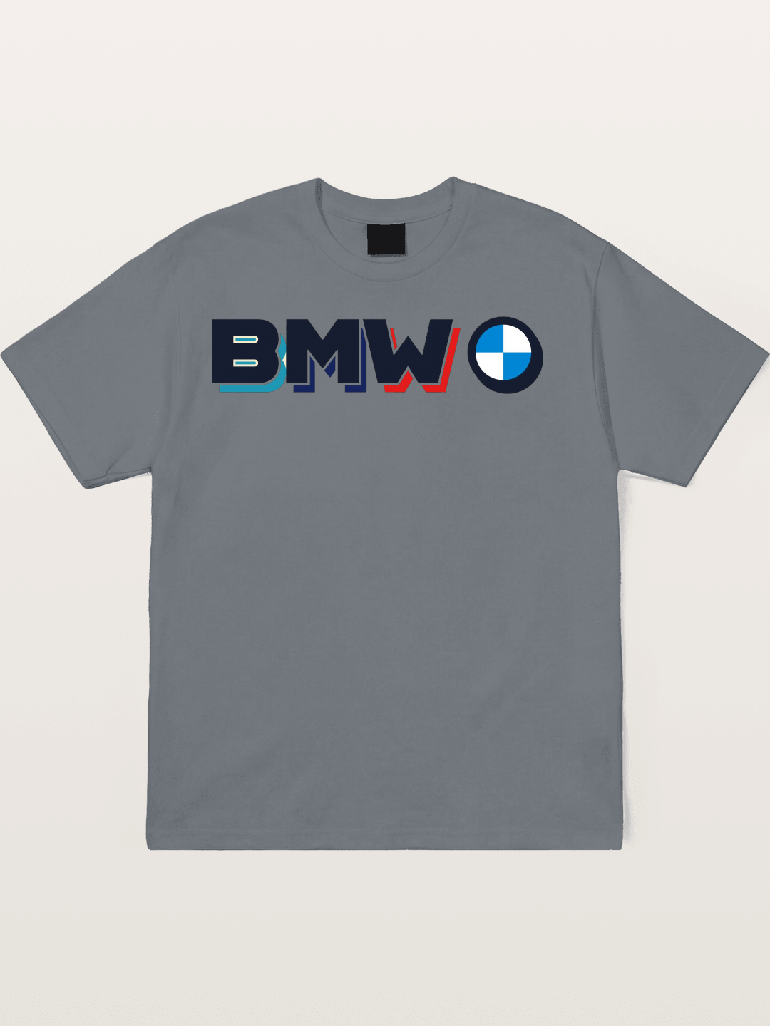 BMW Modern Typography Logo Cotton T-shirt