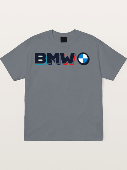 BMW Modern Typography Logo Cotton T-shirt