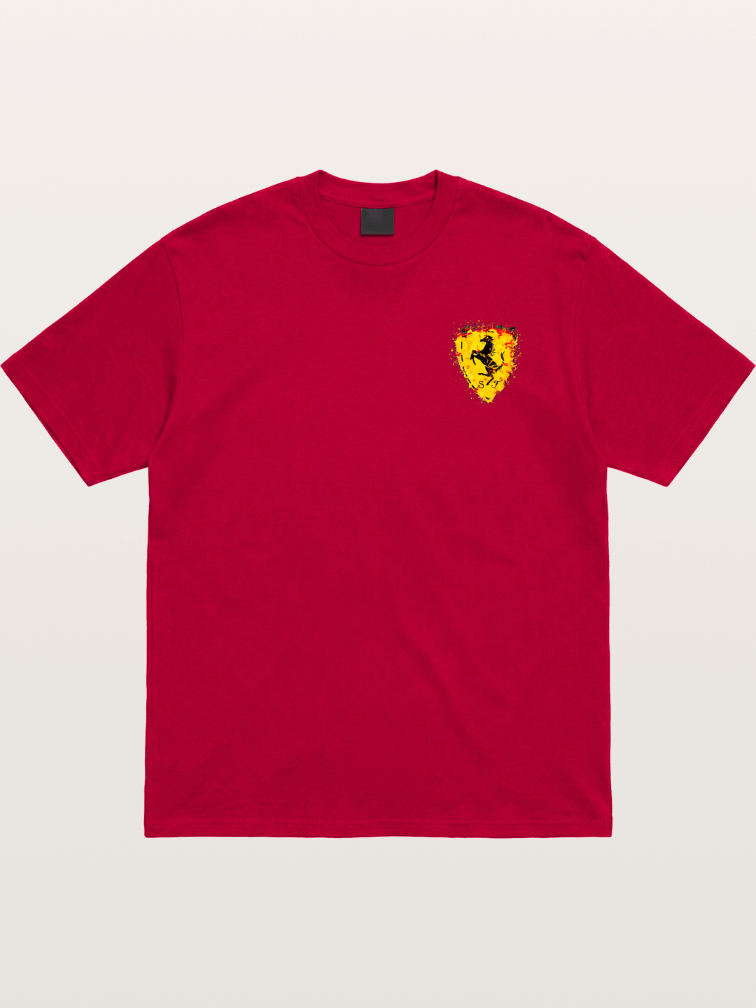Ferrari Paint Splash Logo Gildan T-shirt