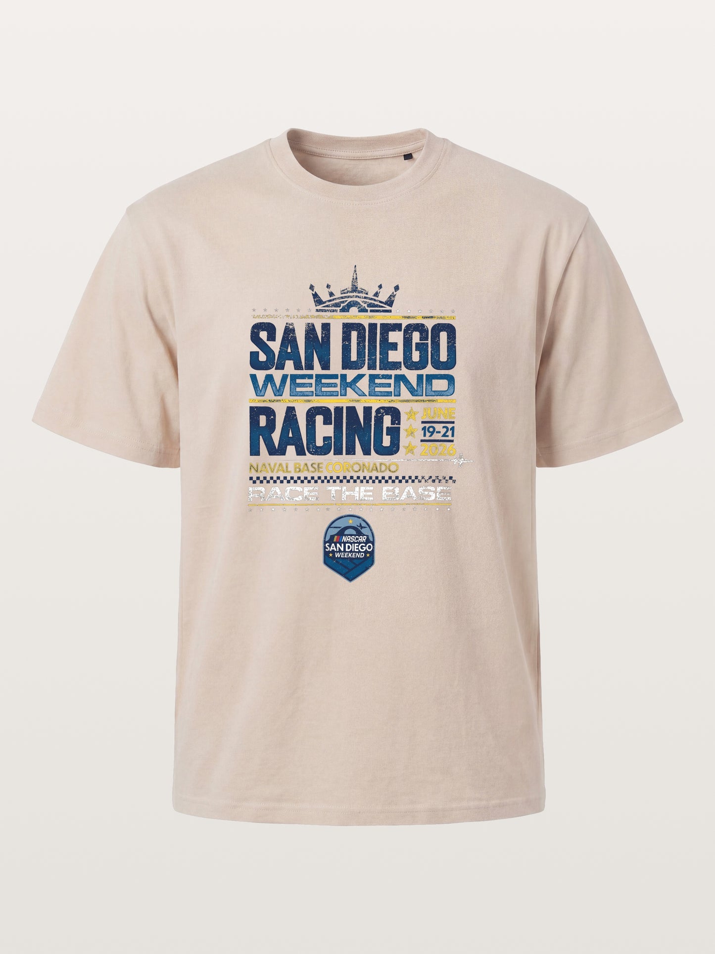 San Diego Racing Crown Layout Cotton T-shirt