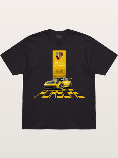 Yellow 911 GT3 RS Graphic Gildan T-shirt