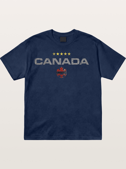 Canada Soccer Team Crest Cotton T-shirt