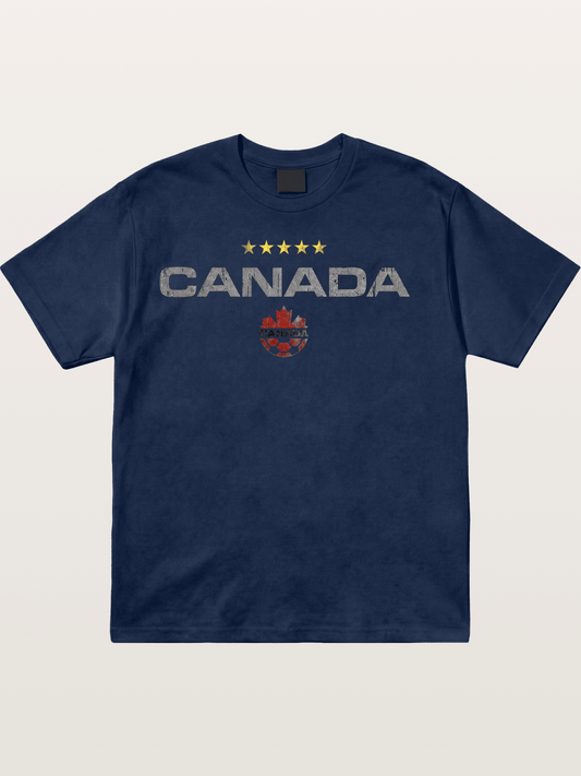 Canada Soccer Team Crest Cotton T-shirt