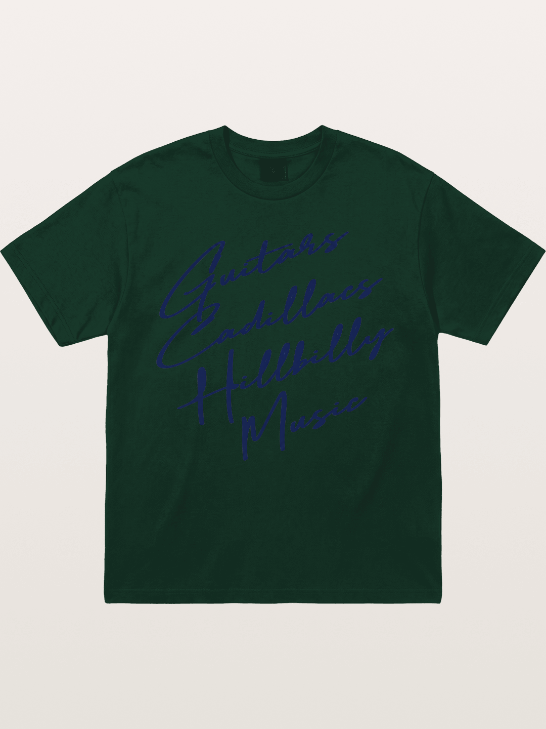 Guitars & Cadillacs Music Print Gildan T-shirt