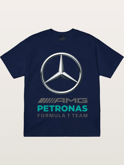 F1 Mercedes Petronas Team Logo Gildan T-shirt