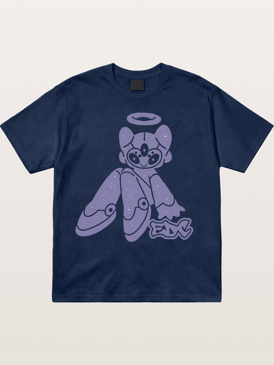Angel Bear EDC Festival Art Cotton T-shirt