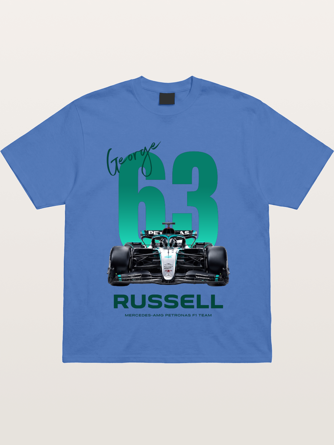 George Russell Mercedes F1 63 Gildan T-shirt
