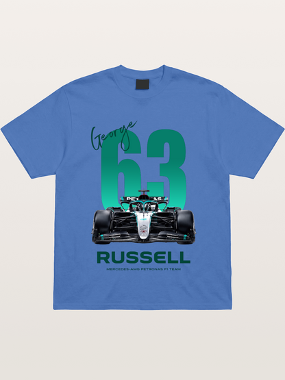 George Russell Mercedes F1 63 Gildan T-shirt