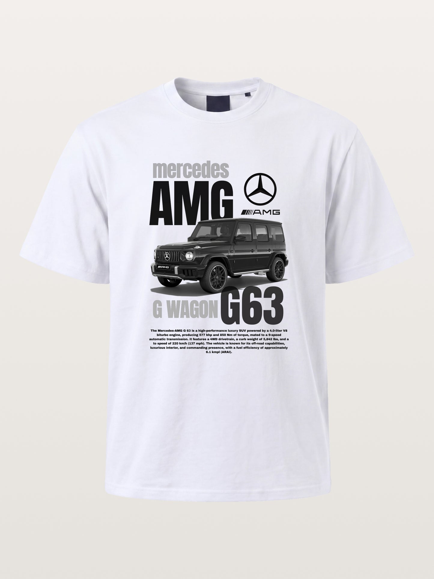 G63 Wagon Spec And Body Layout Cotton T-shirt